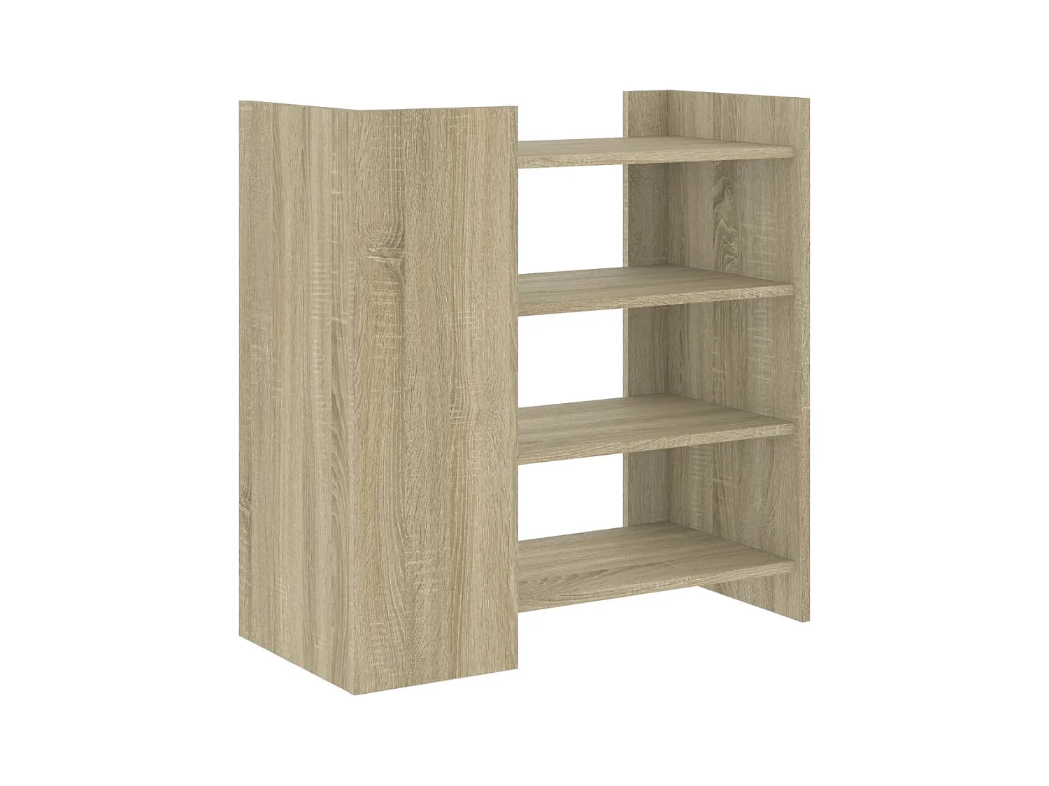 Buffet chêne sonoma 73,5x35x75 cm bois d'ingénierie