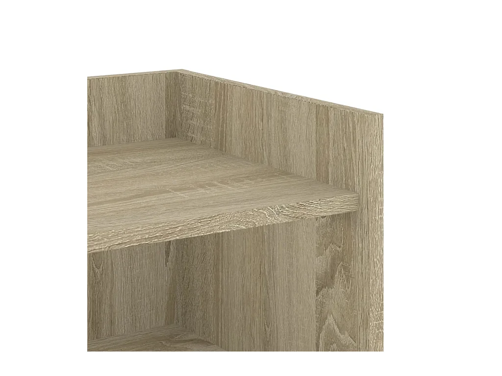 Buffet chêne sonoma 73,5x35x75 cm bois d'ingénierie