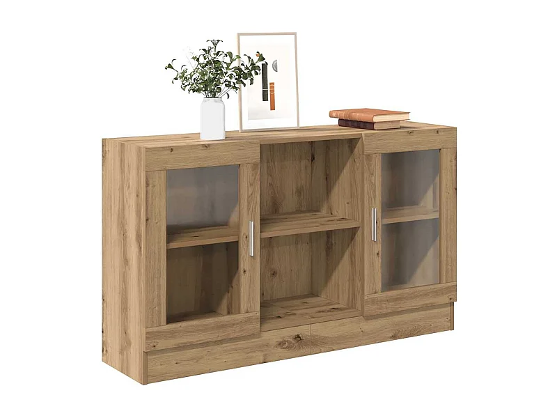 Credenza Rovere Artigianale 120x30,5x70 cm in Truciolato