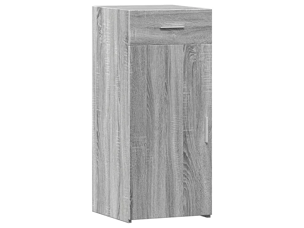 Dressoir 40x42,5x93 cm bewerkt hout grijs sonoma eikenkleur