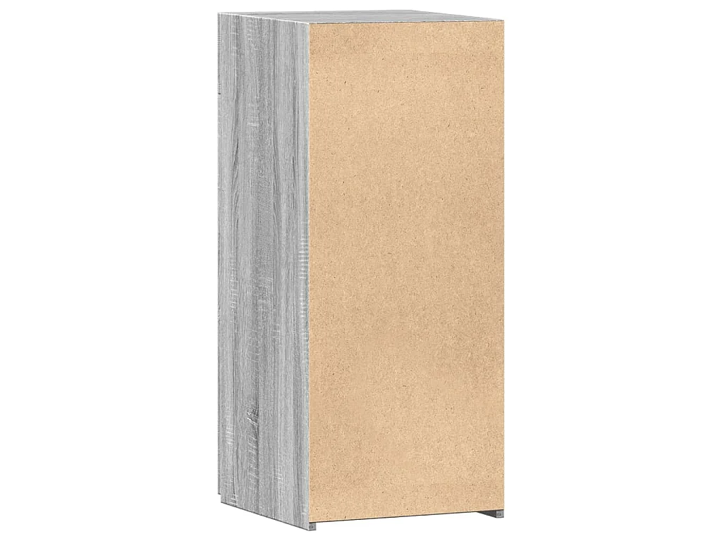 Dressoir 40x42,5x93 cm bewerkt hout grijs sonoma eikenkleur