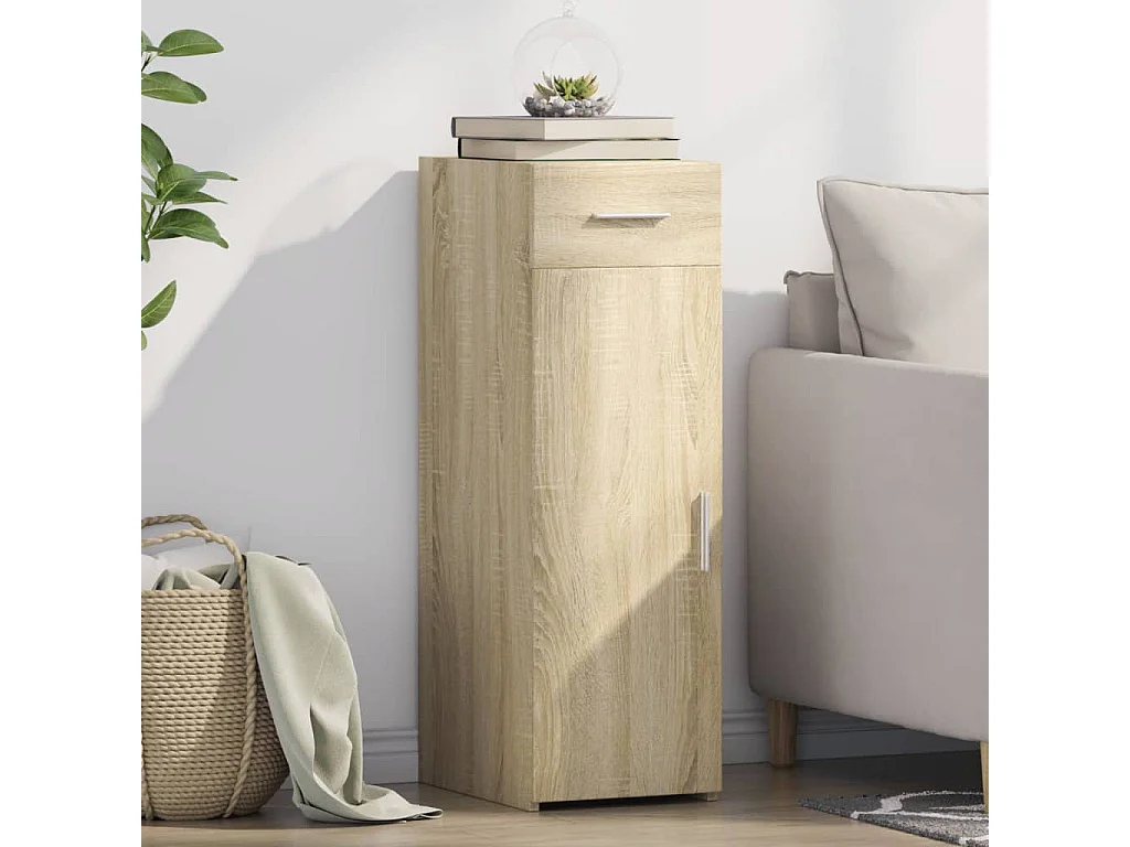 Buffet chêne sonoma 30x42,5x93 cm bois d'ingénierie