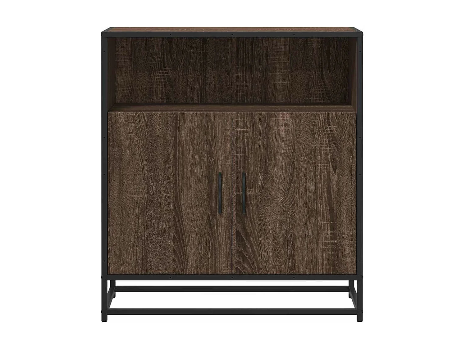 Buffet chêne marron 68x35x76 cm bois d'ingénierie