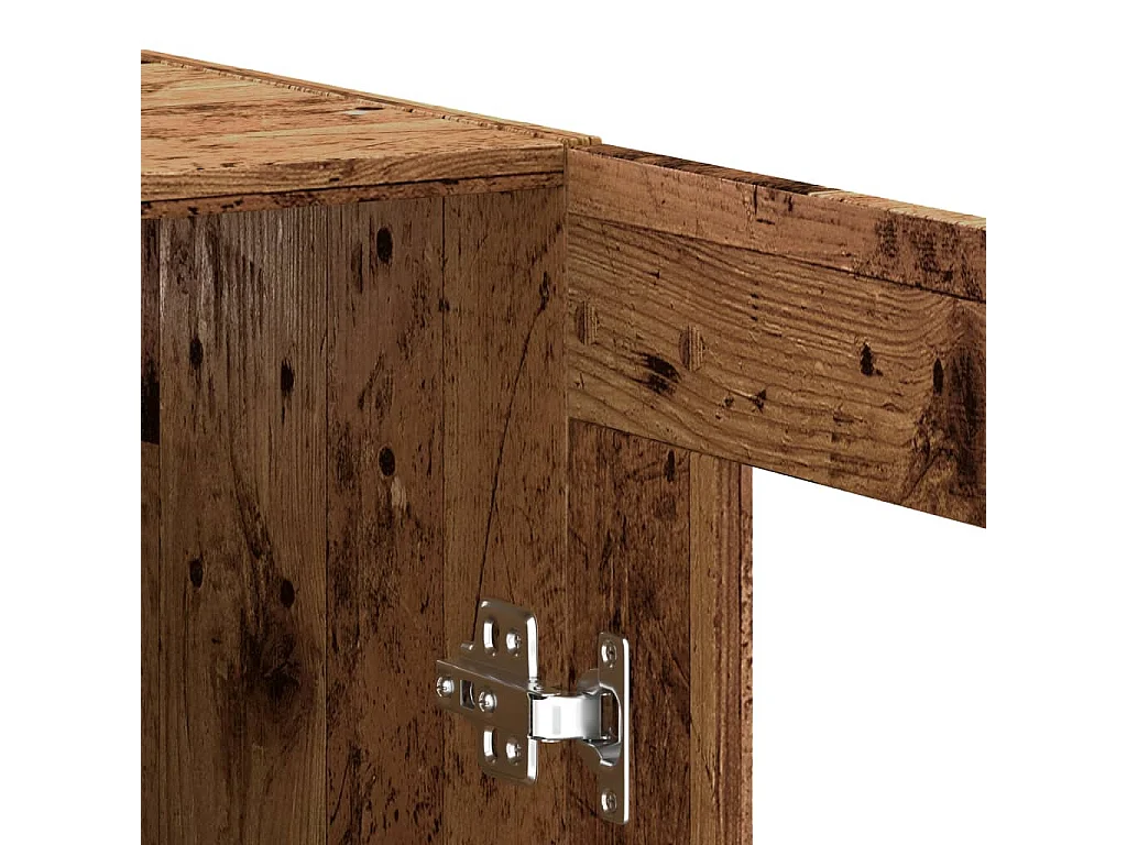 Buffet vieux bois 69,5x34x90 cm bois d'ingénierie