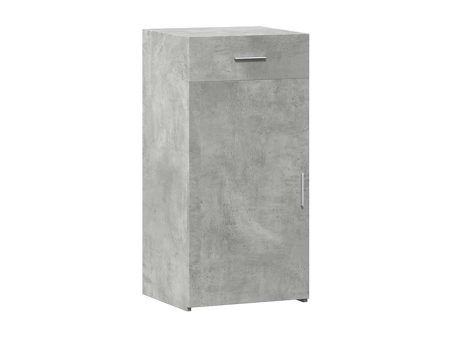 Buffet gris béton 45x42,5x93 cm bois d'ingénierie