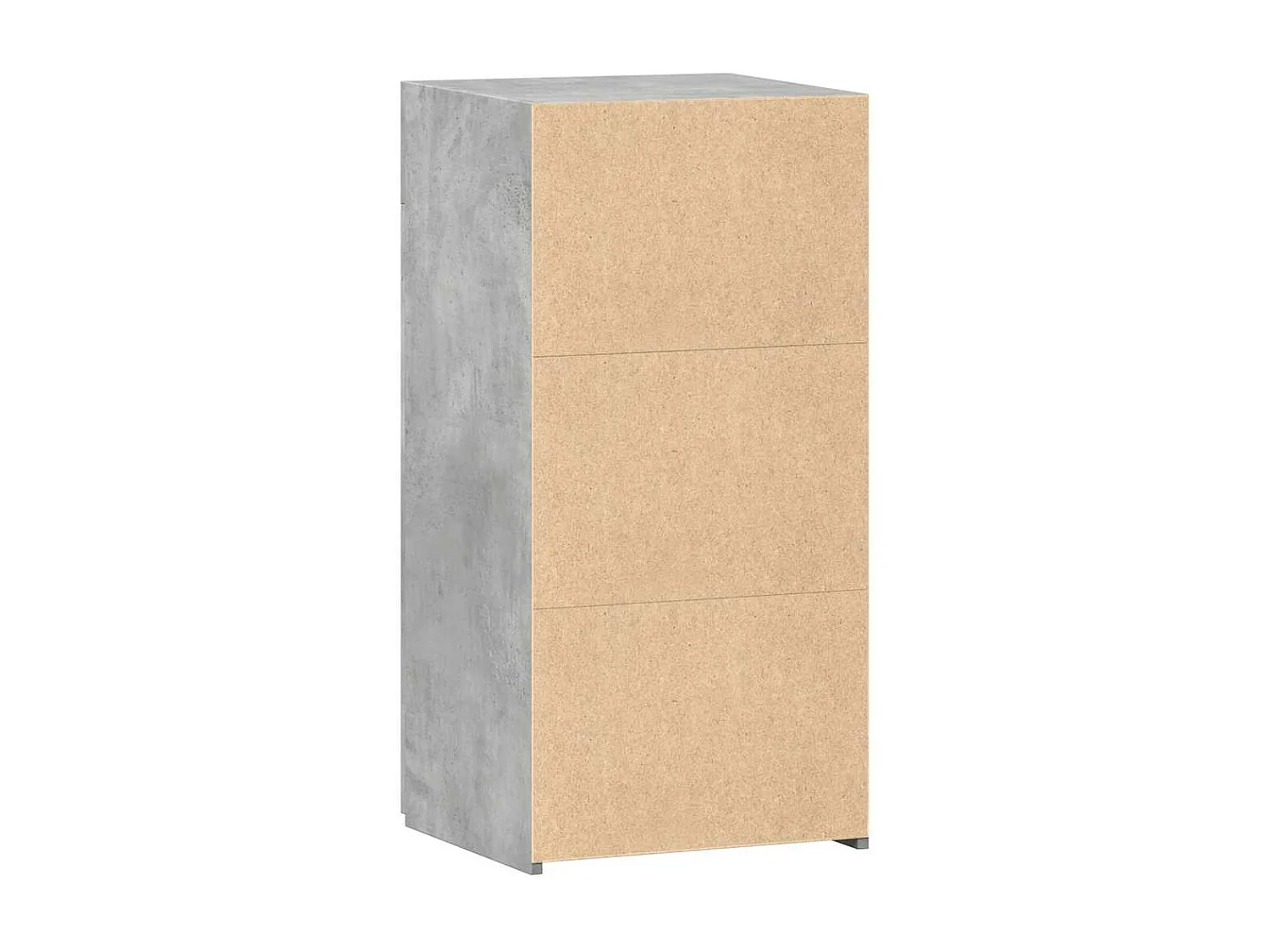 Buffet gris béton 45x42,5x93 cm bois d'ingénierie