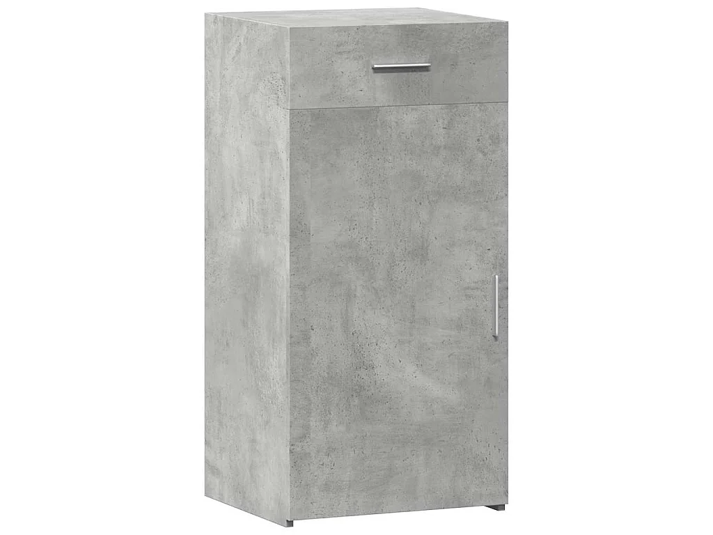 Dressoir 45x42,5x93 cm bewerkt hout betongrijs