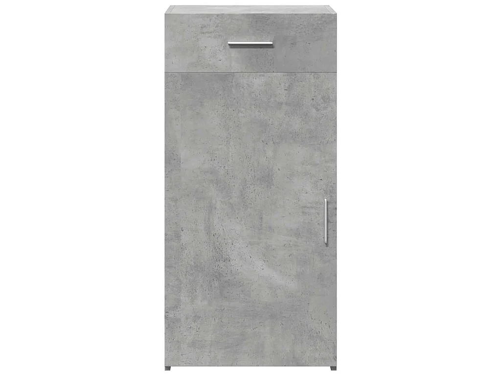 Dressoir 45x42,5x93 cm bewerkt hout betongrijs
