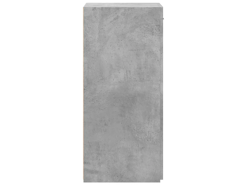 Dressoir 45x42,5x93 cm bewerkt hout betongrijs