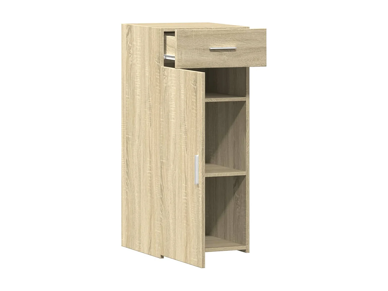 Dressoir 40x42,5x93 cm bewerkt hout sonoma eikenkleurig