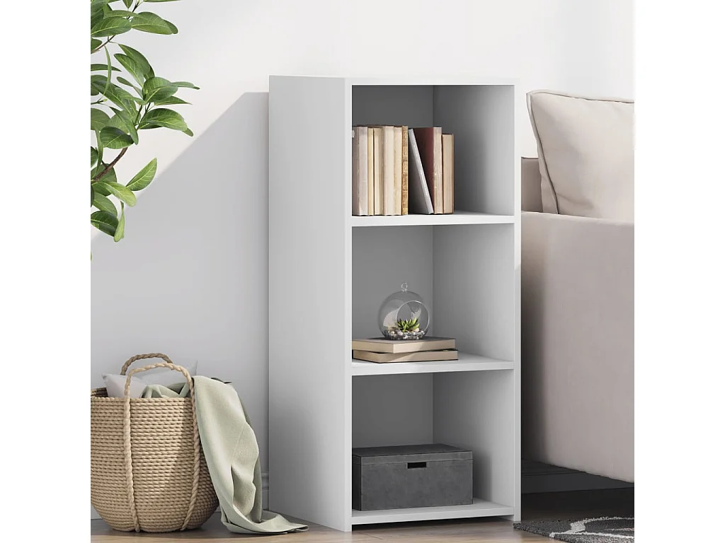 Buffet blanc 40x41x93 cm bois d'ingénierie