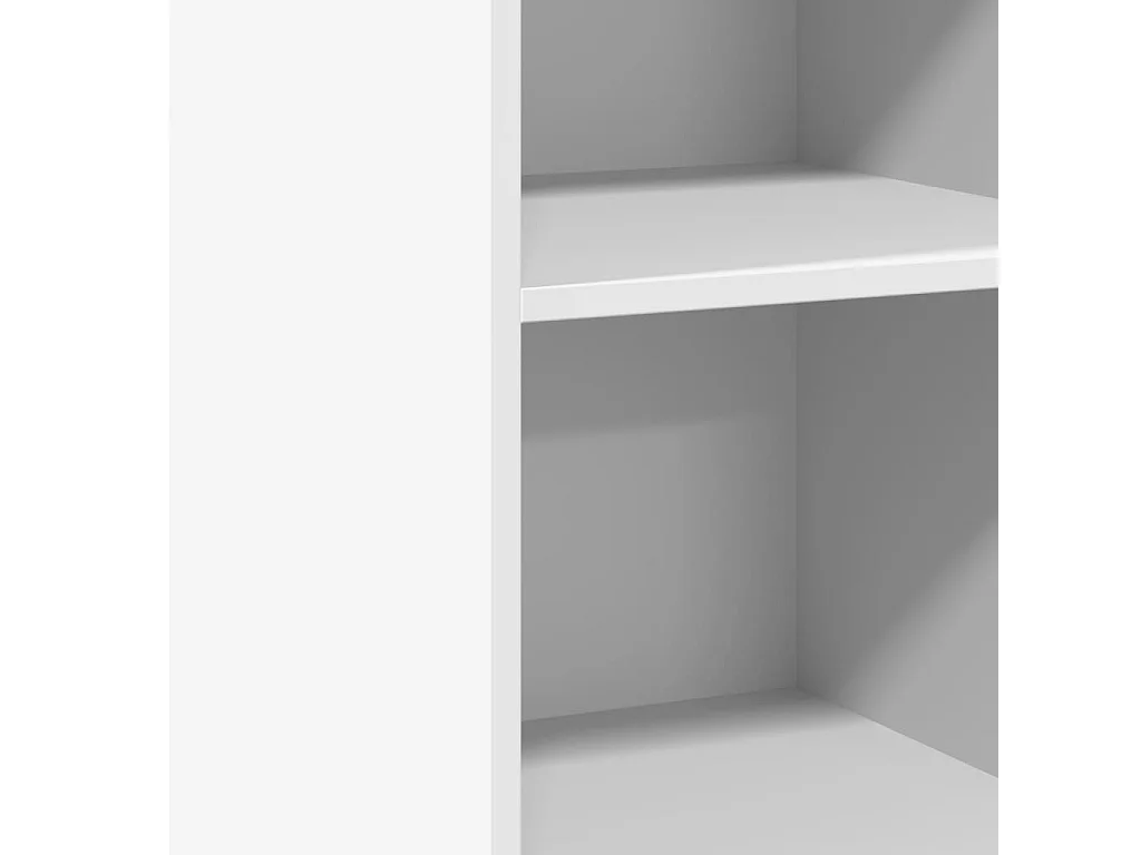 Buffet blanc 40x41x93 cm bois d'ingénierie