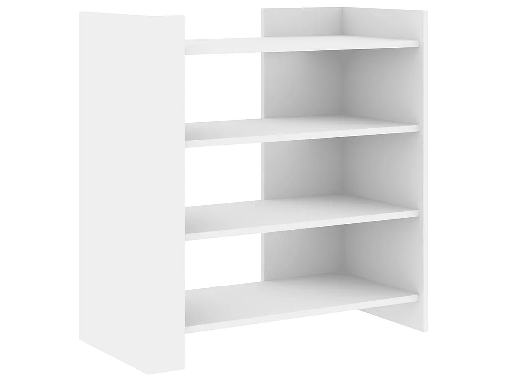 Buffet blanc 73,5x35x75 cm bois d’ingénierie