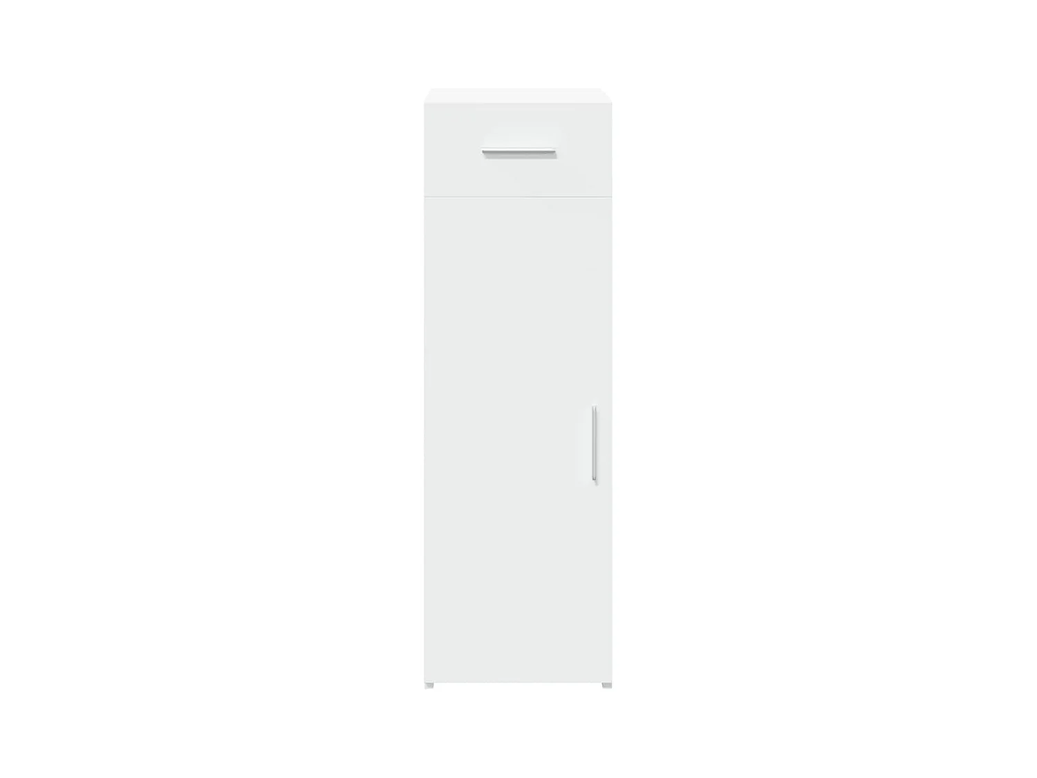 Dressoir 30x42,5x93 cm bewerkt hout wit