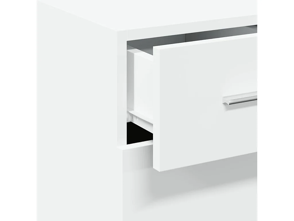 Sideboard Weiß 30x42,5x93 cm Holzwerkstoff