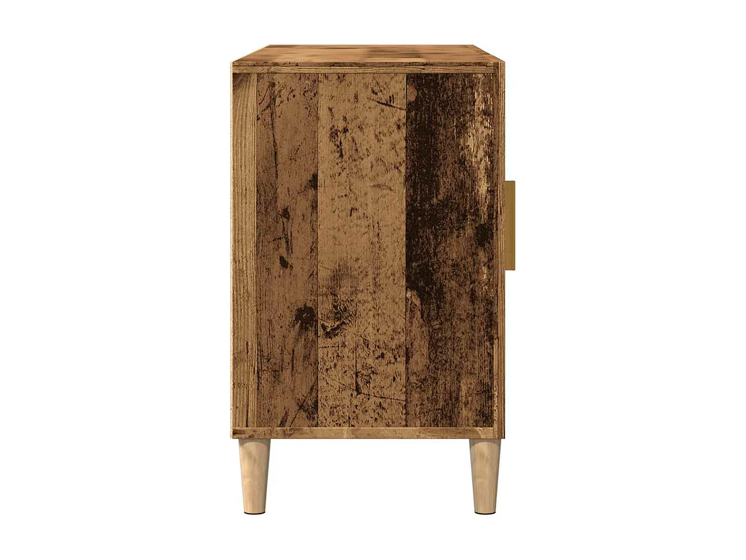 Buffet vieux bois 100x36x60 cm bois d'ingénierie