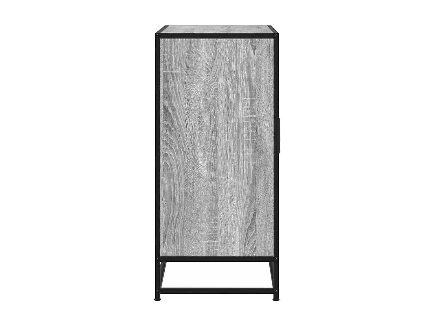 Sideboard Grau Sonoma 68x35x76 cm Holzwerkstoff und Metall