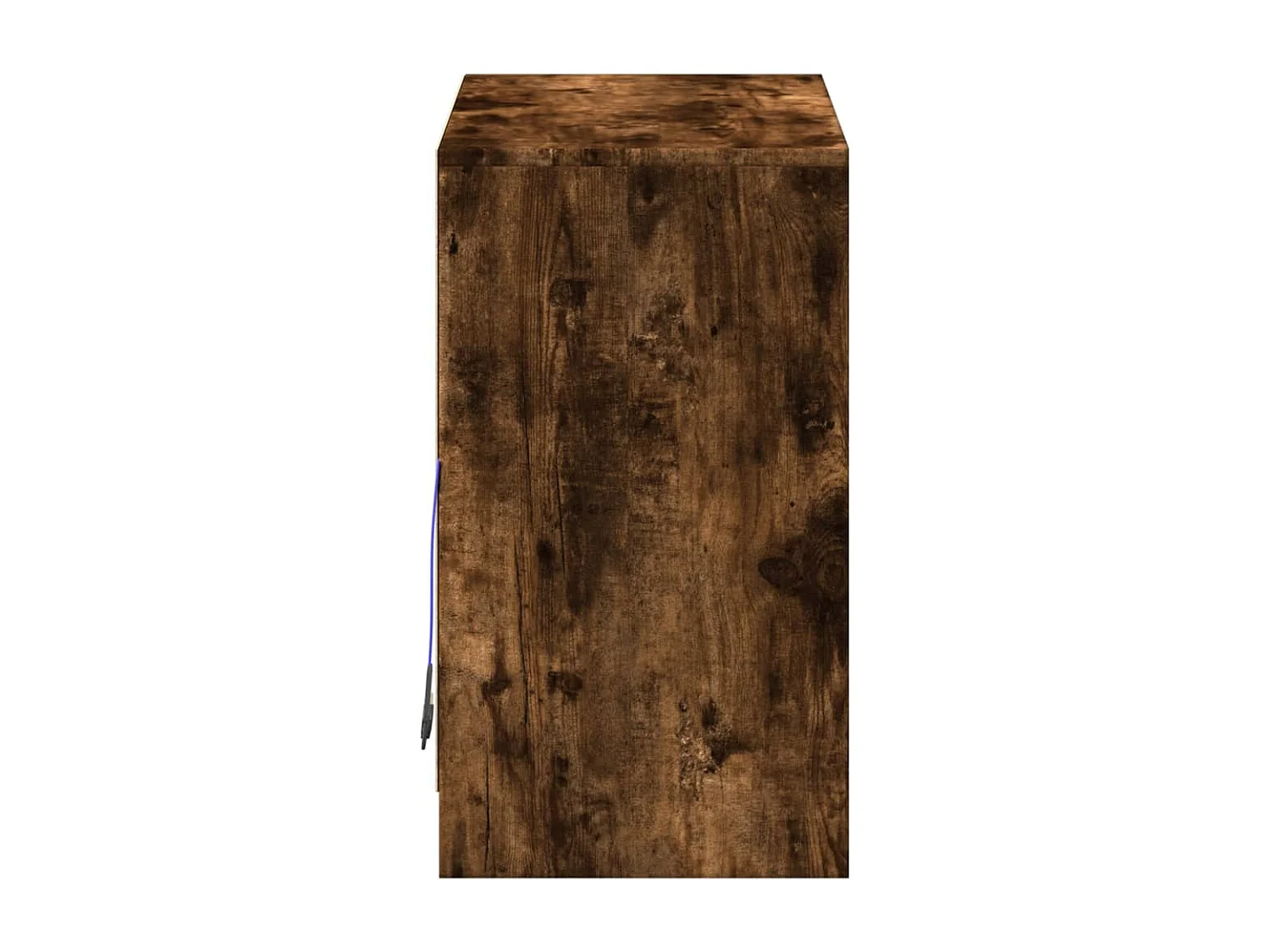 Buffet avec LED chêne fumé 72x34x61 cm bois d'ingénierie