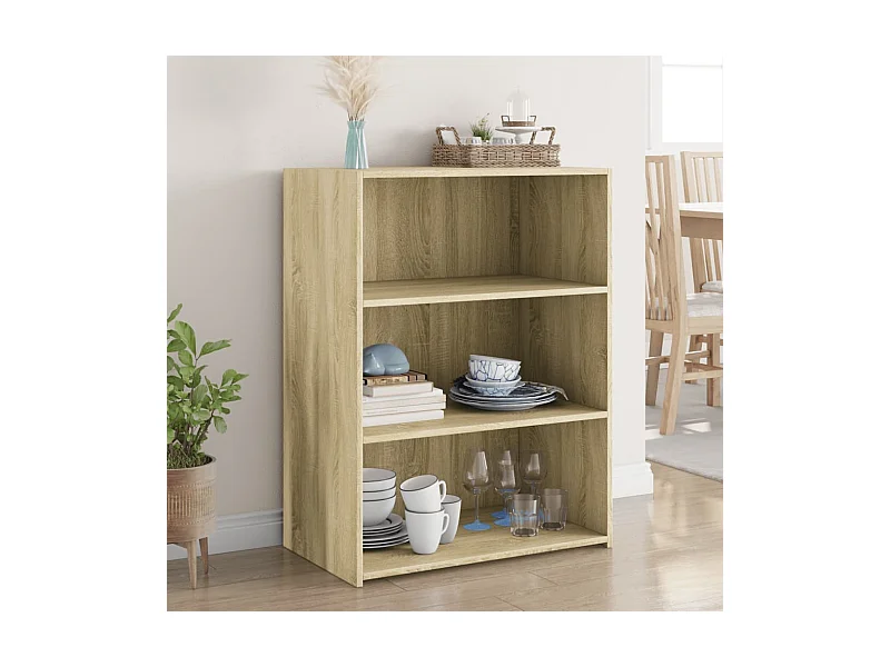 Aparador 70x41x93 cm derivados de madeira carvalho sonoma