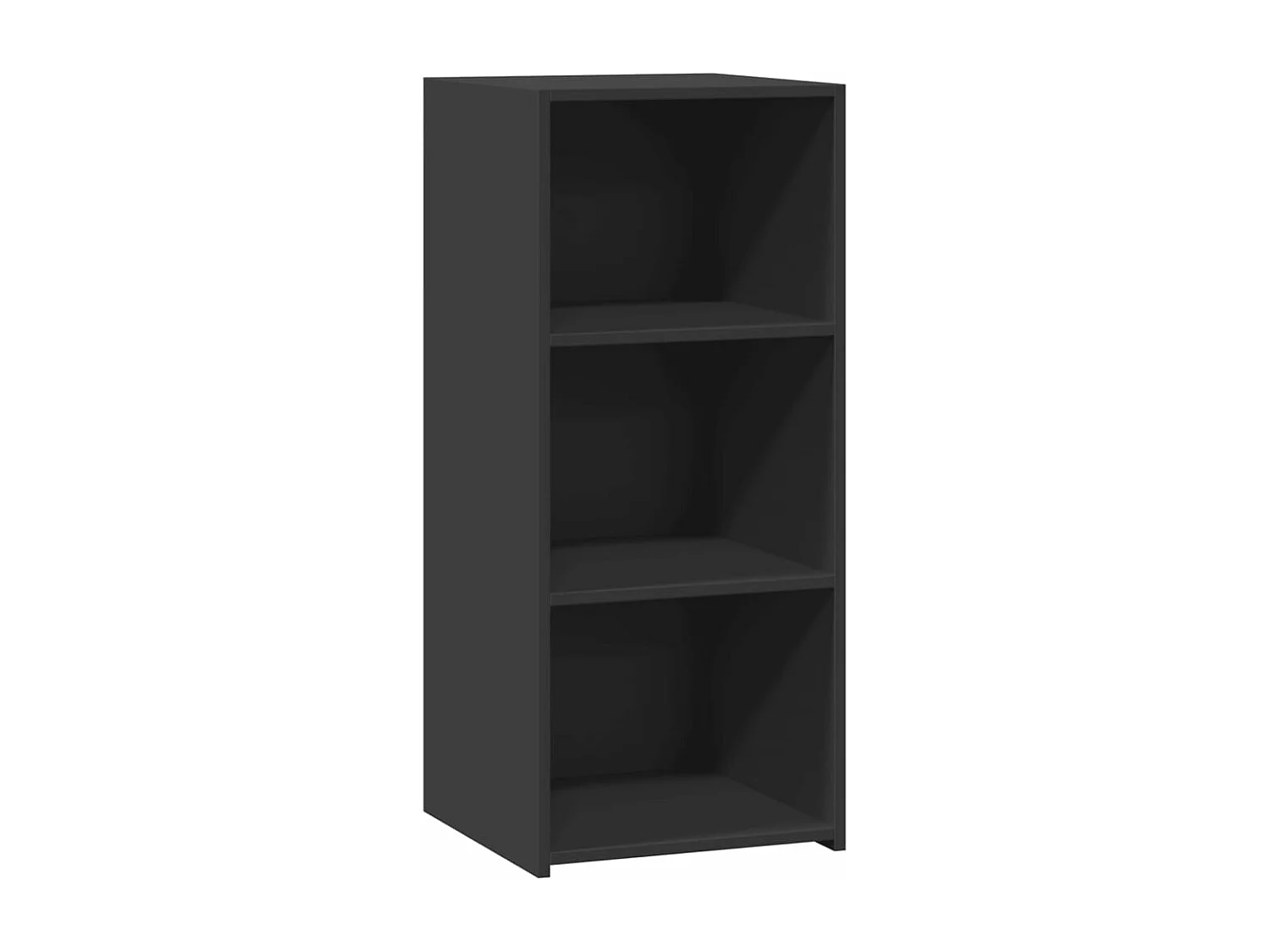 Buffet noir 40x41x93 cm bois d'ingénierie