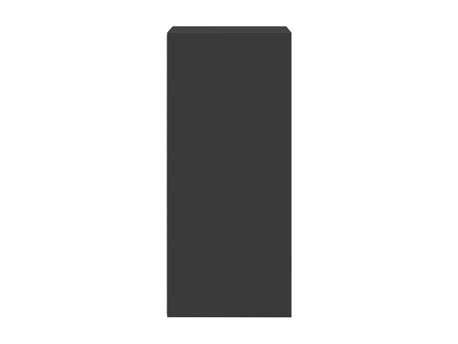 Buffet noir 40x41x93 cm bois d'ingénierie