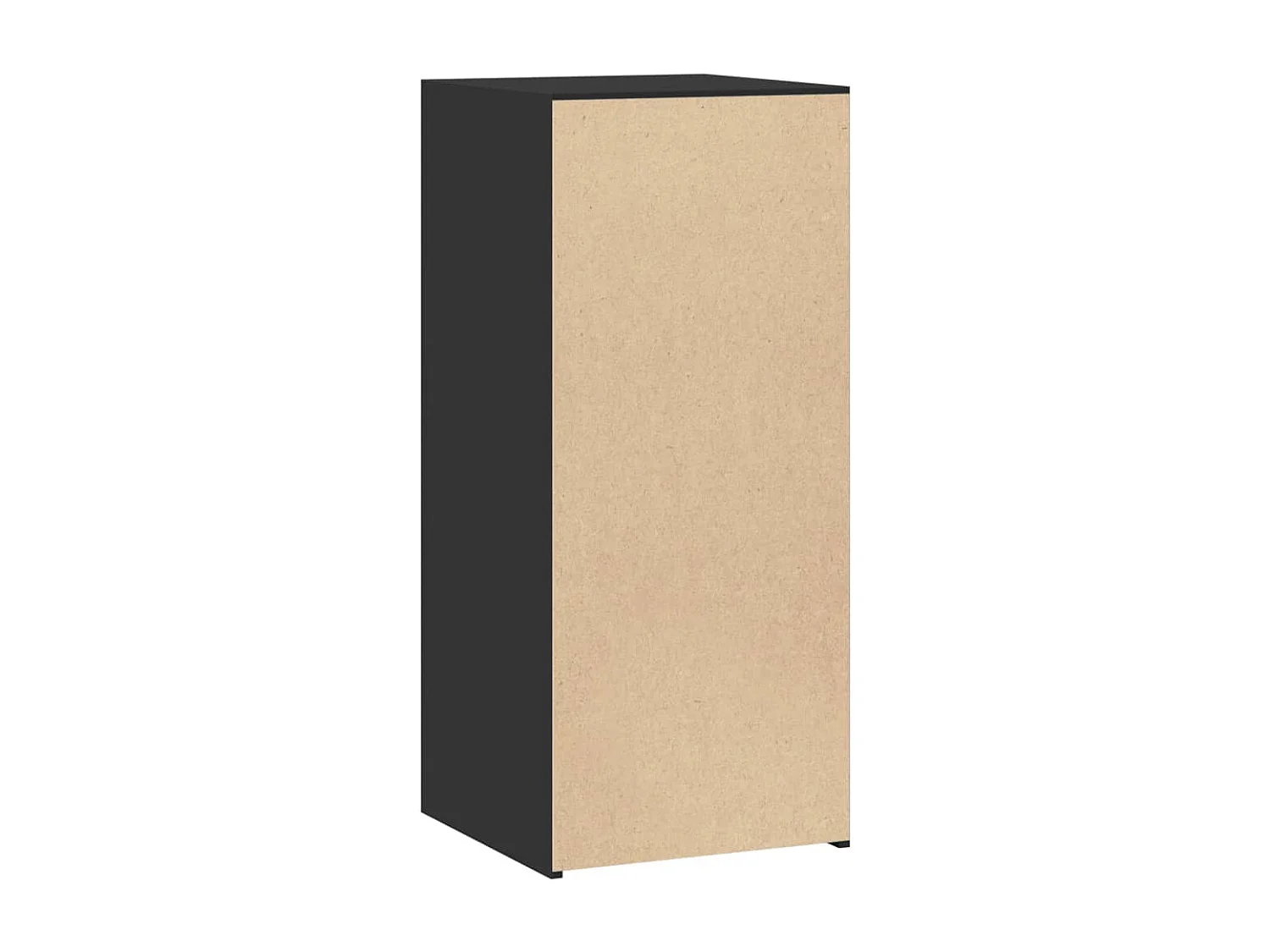 Buffet noir 40x41x93 cm bois d'ingénierie