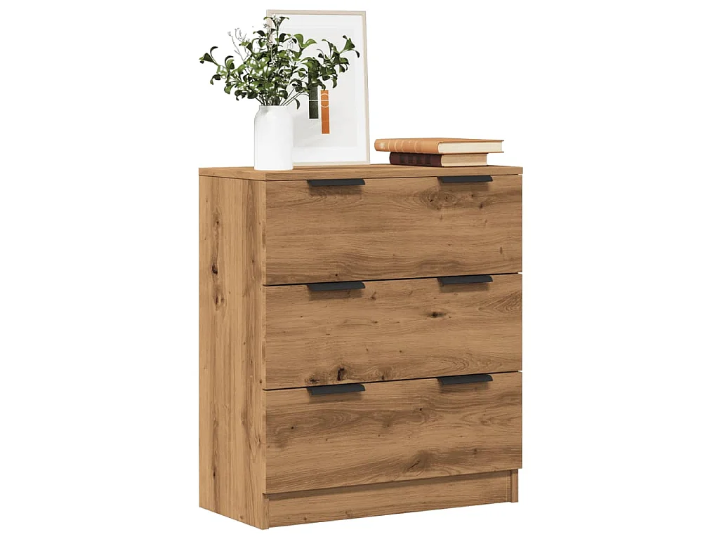 Ręcznie wykonana kredens z dębu z dużą przestrzenią do przechowywania i solidnym blatem