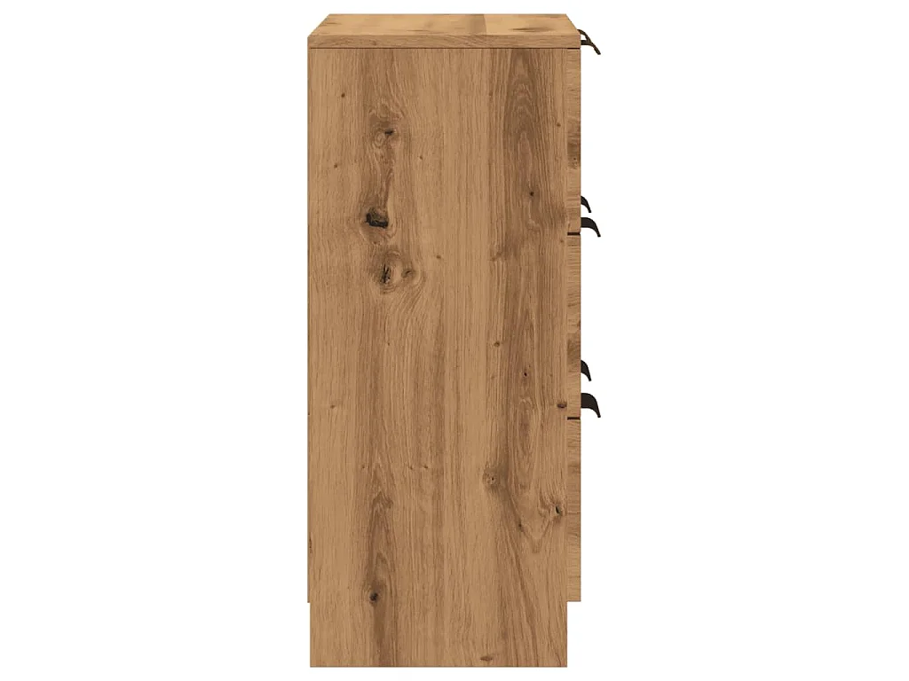 Ręcznie wykonana kredens z dębu z dużą przestrzenią do przechowywania i solidnym blatem