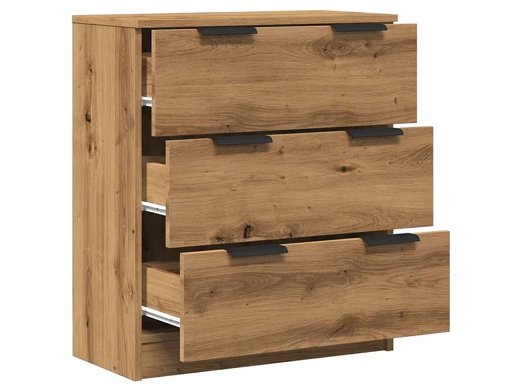 Ręcznie wykonana kredens z dębu z dużą przestrzenią do przechowywania i solidnym blatem