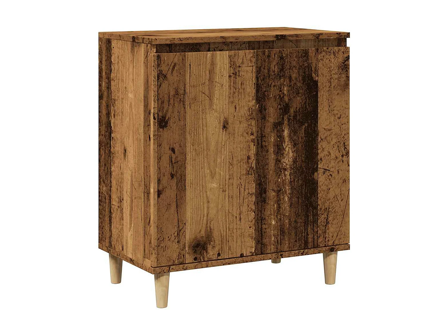 Buffet vieux bois 60x35x70 cm bois d'ingénierie