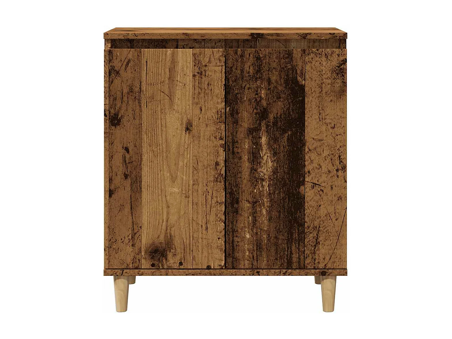 Buffet vieux bois 60x35x70 cm bois d'ingénierie