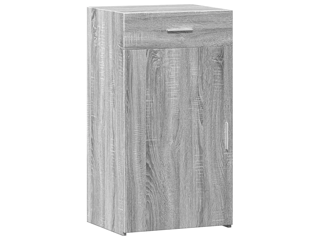 Dressoir 50x42,5x93 cm bewerkt hout grijs sonoma eikenkleurig