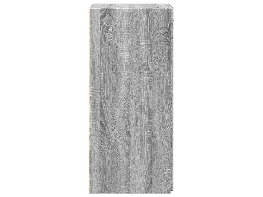 Dressoir 50x42,5x93 cm bewerkt hout grijs sonoma eikenkleurig