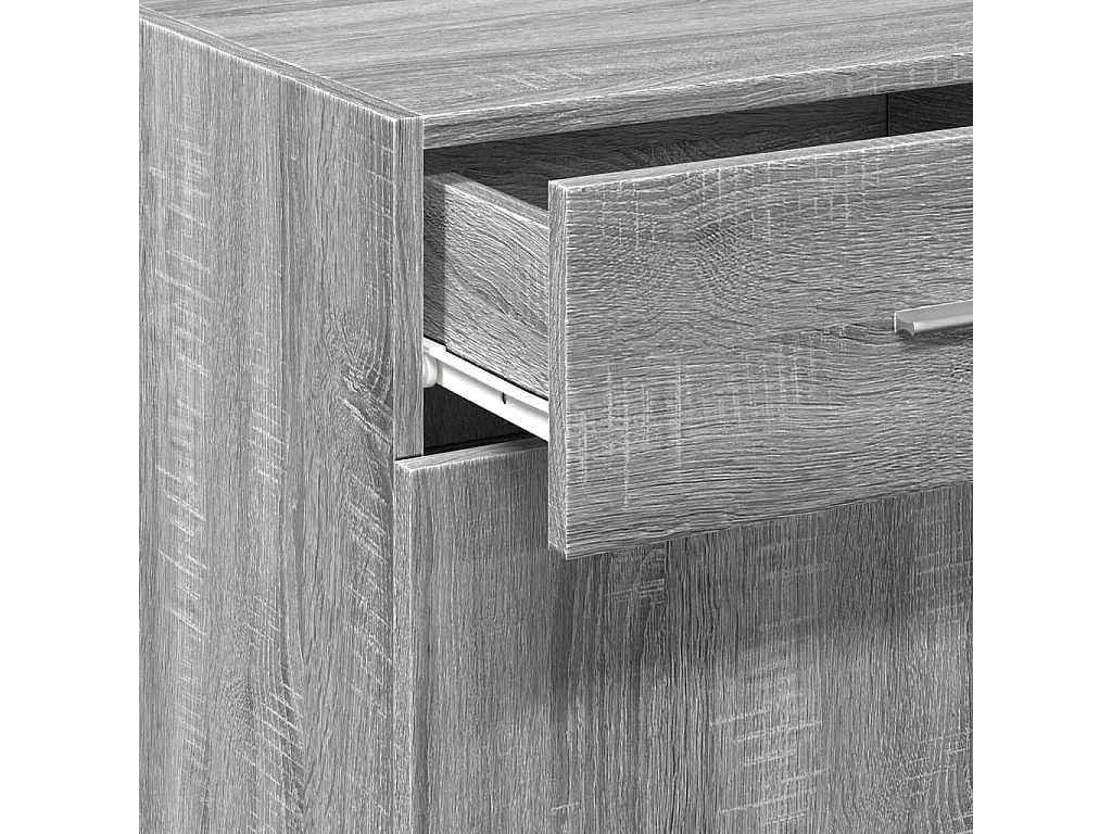 Sideboard Grau Sonoma 50x42,5x93 cm Holzwerkstoff