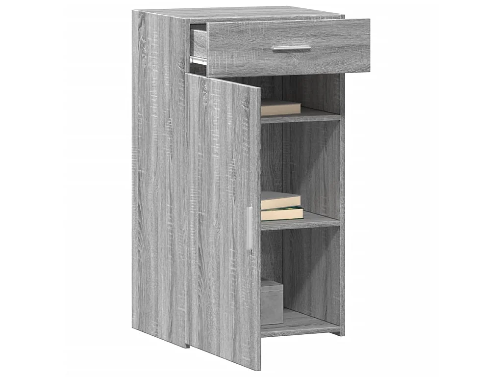 Sideboard Grau Sonoma 50x42,5x93 cm Holzwerkstoff