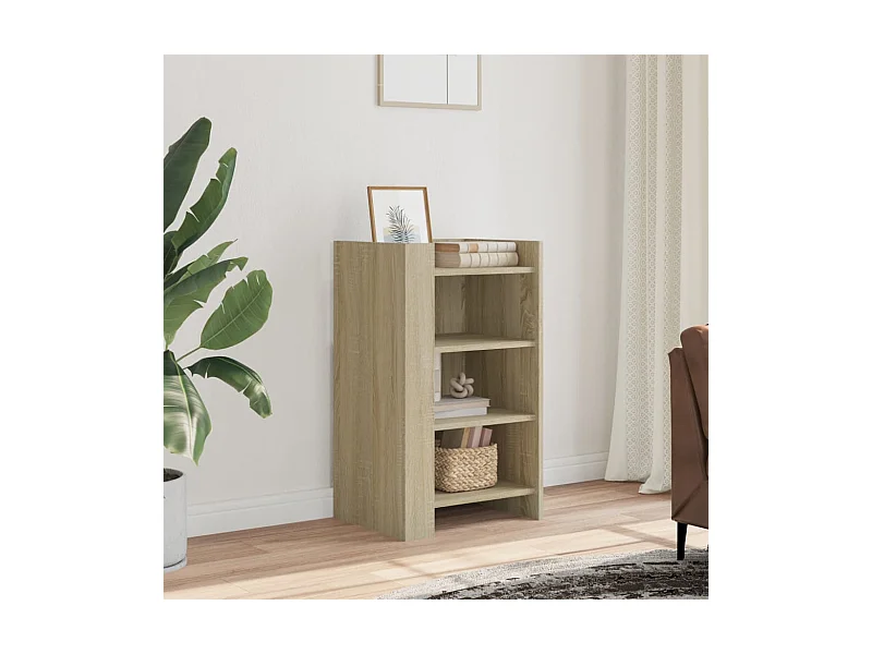 Credenza Rovere Sonoma 45x35x75 cm in Legno Multistrato