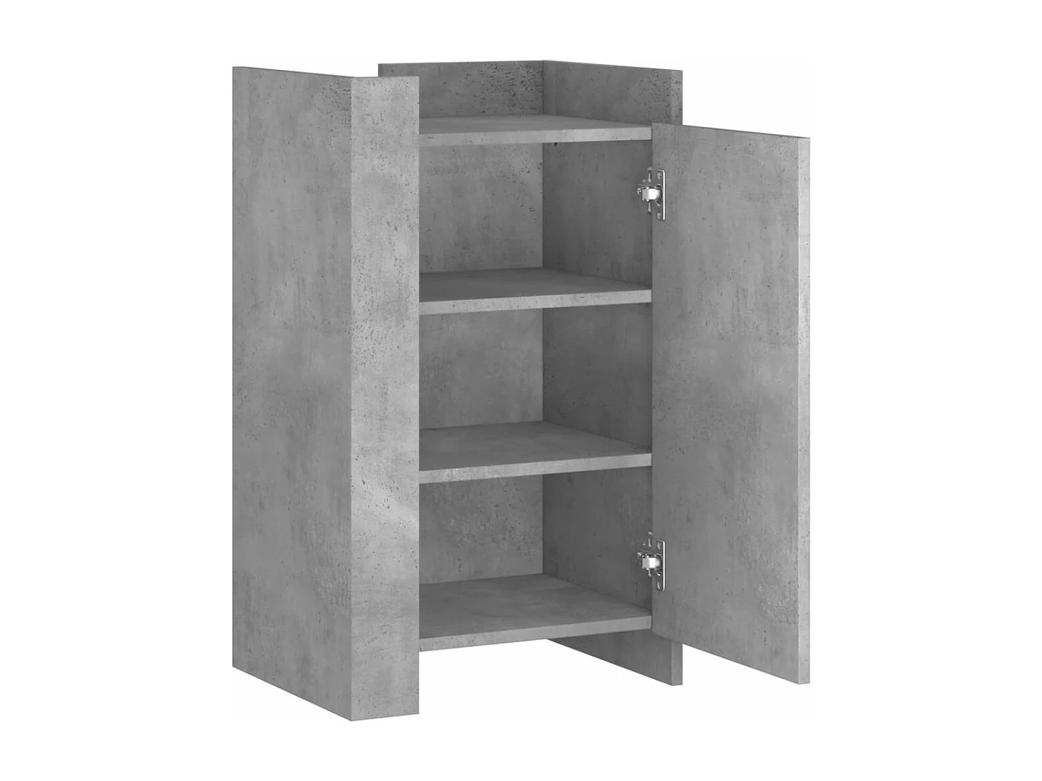 Buffet gris béton 45x35x75 cm Bois d'ingénierie