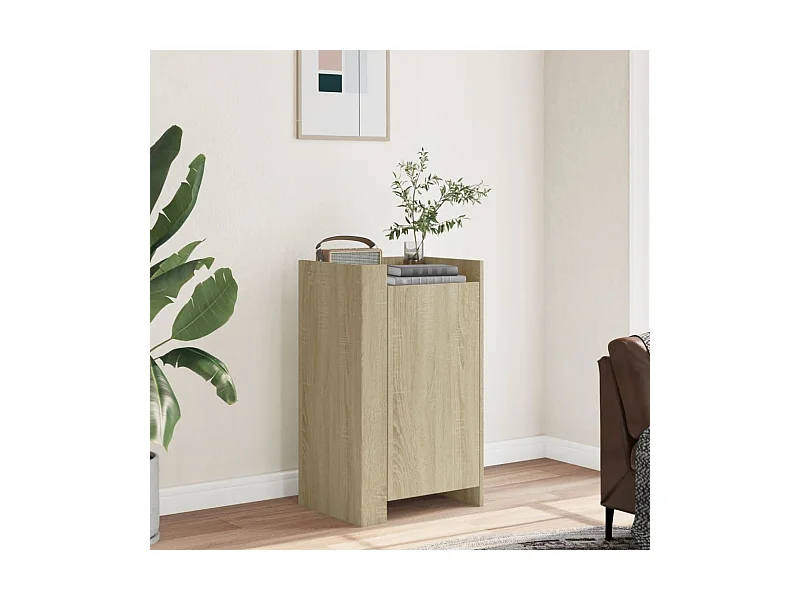 Buffet chêne sonoma 45x35x75 cm bois d'ingénierie