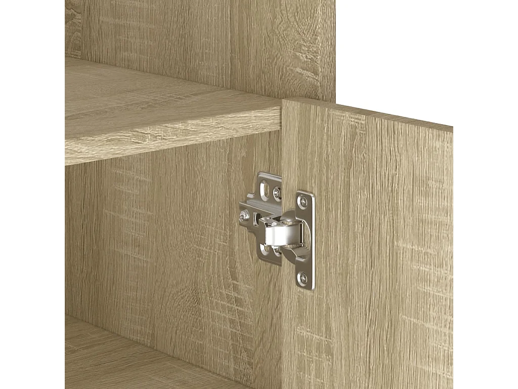 Buffet chêne sonoma 45x35x75 cm bois d'ingénierie