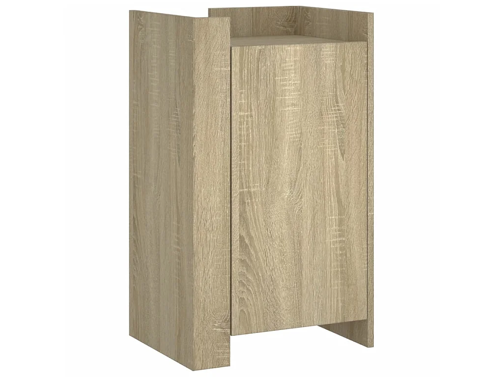 Dressoir 45x35x75 cm bewerkt hout sonoma eikenkleurig