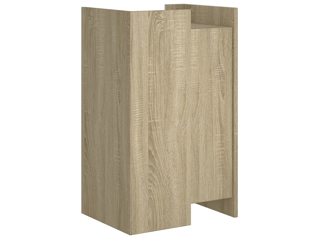 Dressoir 45x35x75 cm bewerkt hout sonoma eikenkleurig