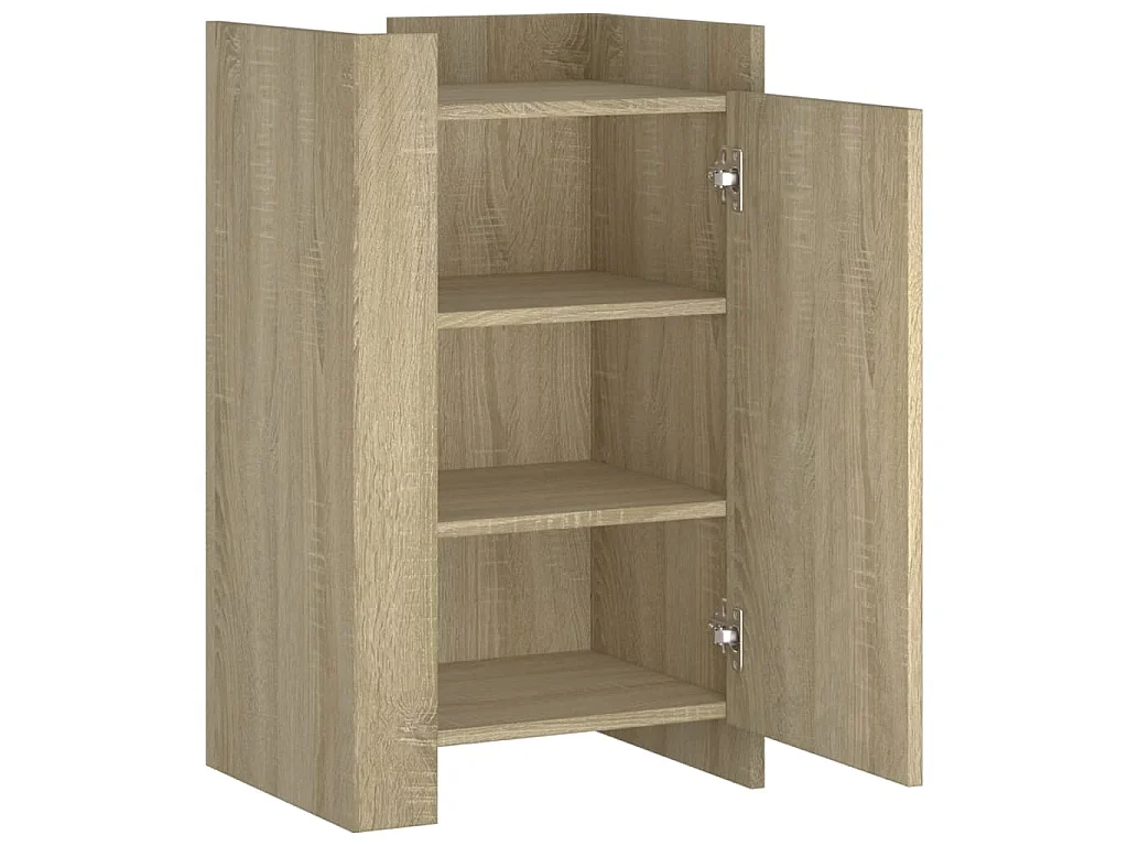Dressoir 45x35x75 cm bewerkt hout sonoma eikenkleurig