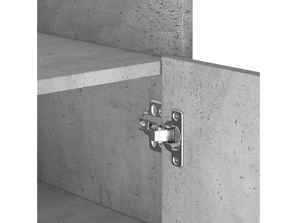 Buffet gris béton 73,5x35x75 cm bois d'ingénierie