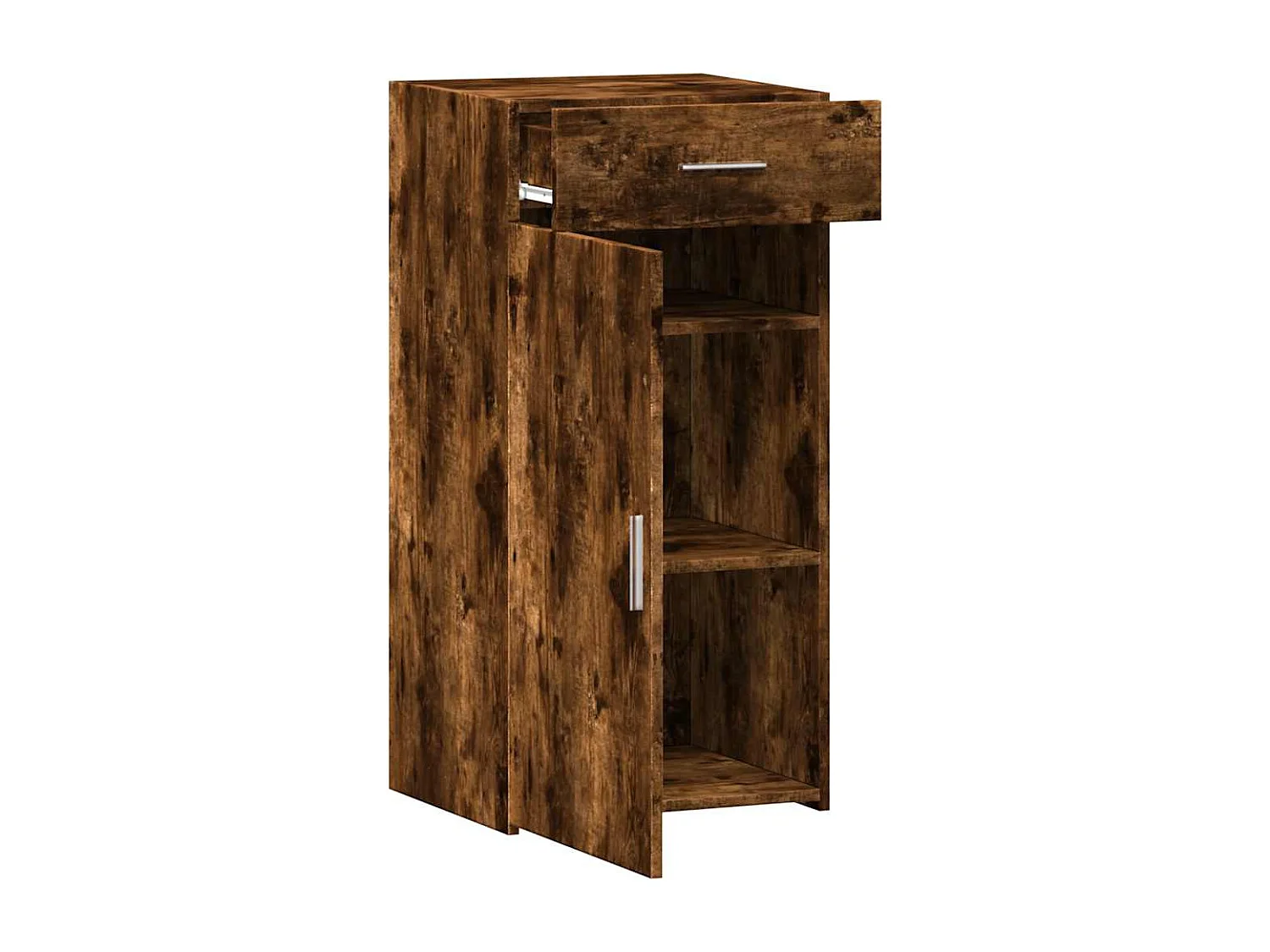 Buffet chêne fumé 45x42,5x93 cm bois d'ingénierie