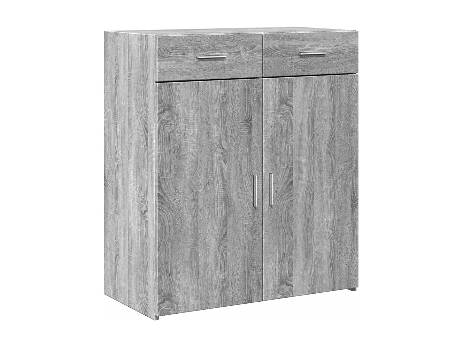 Sideboard Grau Sonoma 80x42,5x93 cm Holzwerkstoff