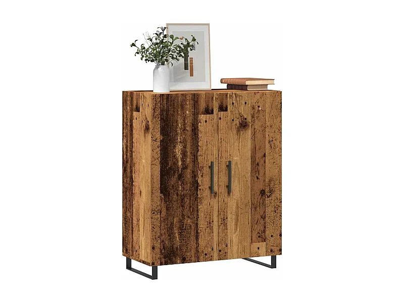 Buffet vieux bois 69,5x34x90 cm bois d'ingénierie