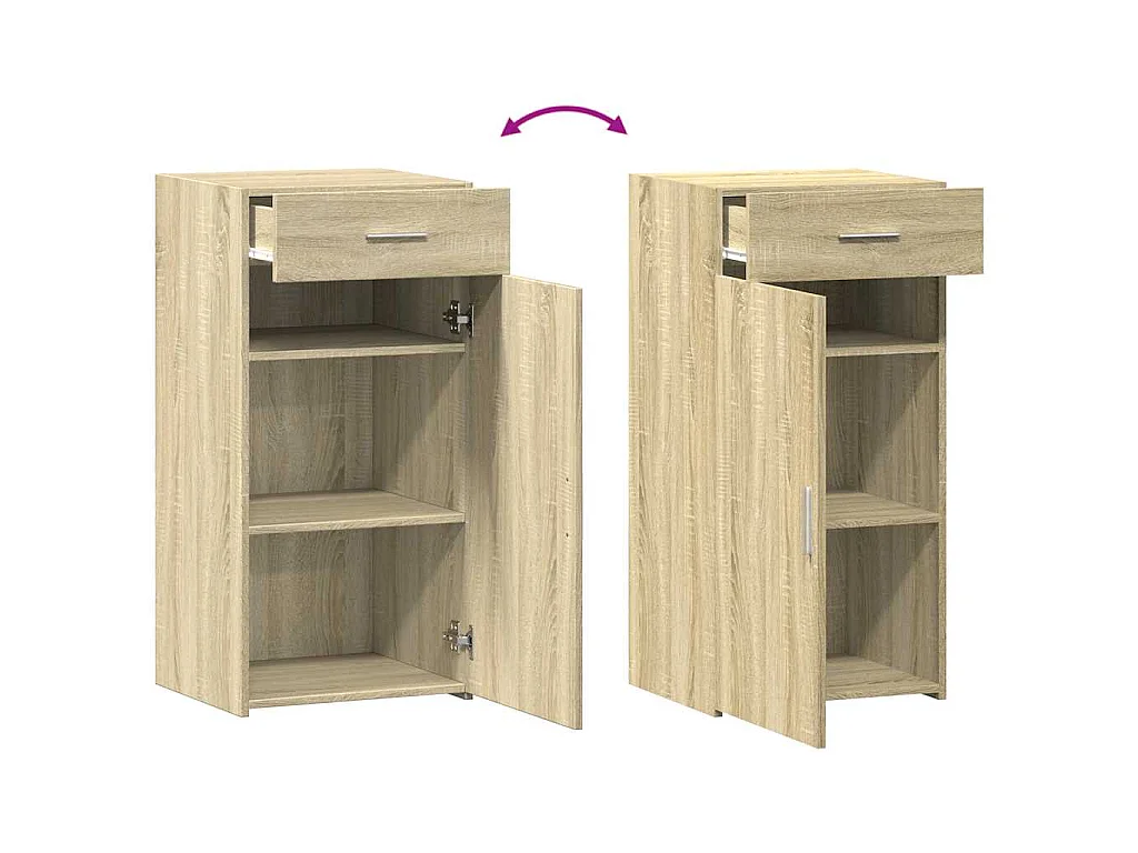 Sideboard Sonoma-Eiche 45x42,5x93 cm Holzwerkstoff