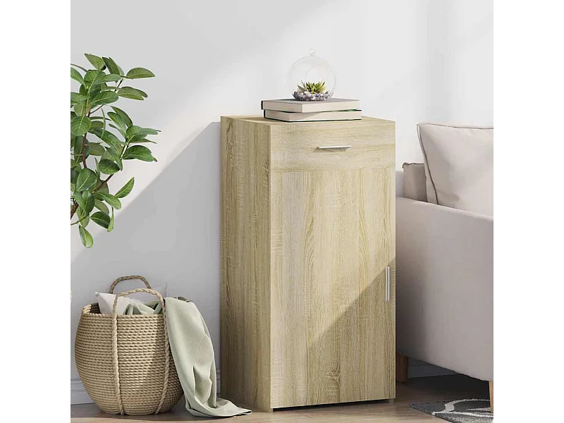 Credenza Rovere Sonoma 45x42,5x93 cm in Legno Multistrato