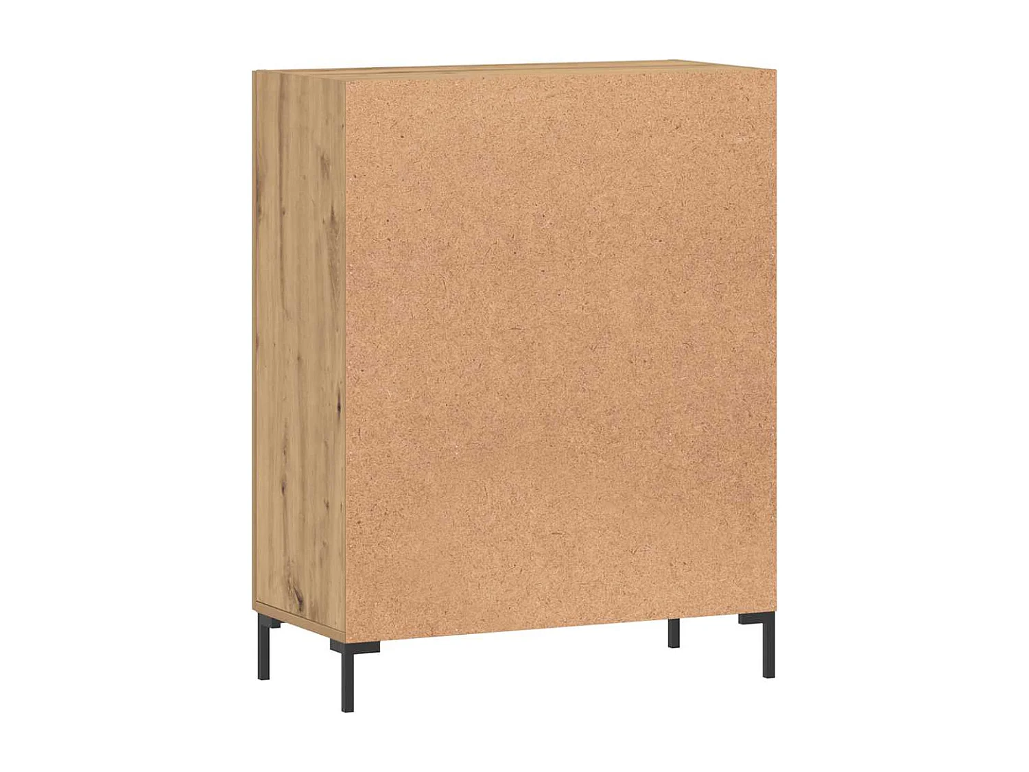 Buffet chêne artisanal 69,5x34x90 cm bois d'ingénierie