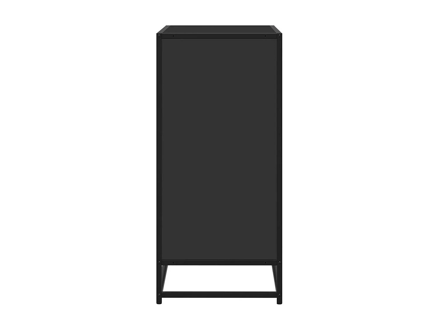 Buffet noir 68x35x76 cm bois d'ingénierie